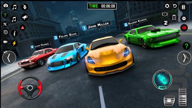 ماشین بازی در ترافیک - Gameplay image of android game