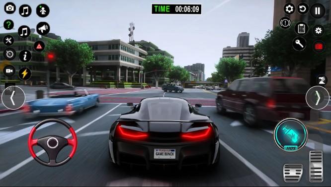 ماشین بازی در ترافیک - Gameplay image of android game
