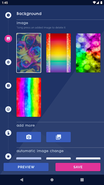 Rainbow Clock HD Wallpapers - Image screenshot of android app