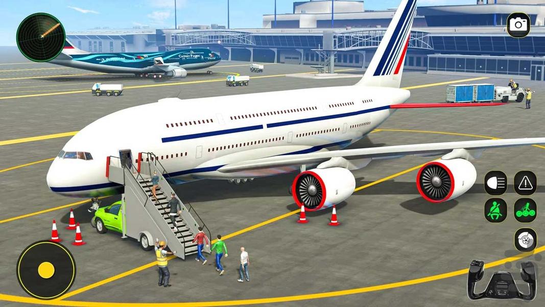 خلبان هواپیمای مسافربری | بازی جدید - عکس بازی موبایلی اندروید