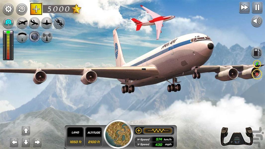 خلبان هواپیمای مسافربری | بازی جدید - عکس بازی موبایلی اندروید
