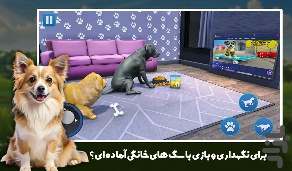 بازی زندگی سگ های خانگی - Gameplay image of android game