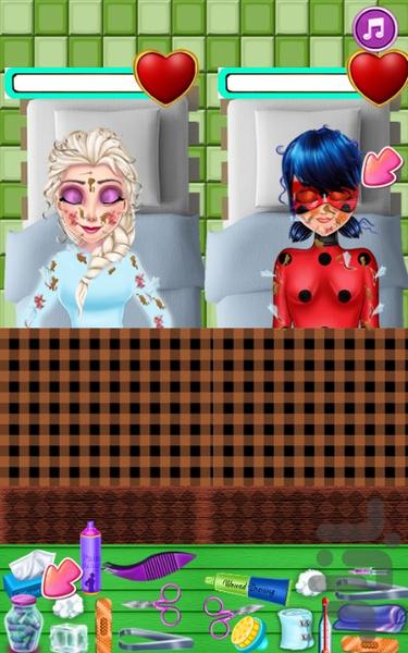 بازی دخترانه السا و لیدی باگ - Gameplay image of android game