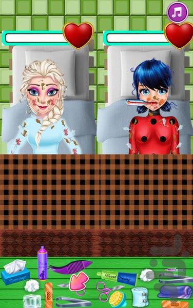 بازی دخترانه السا و لیدی باگ - Gameplay image of android game