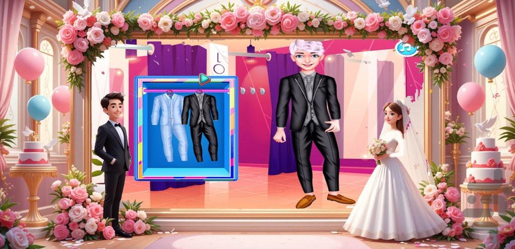 بازی دخترانه عروس و داماد - عکس بازی موبایلی اندروید