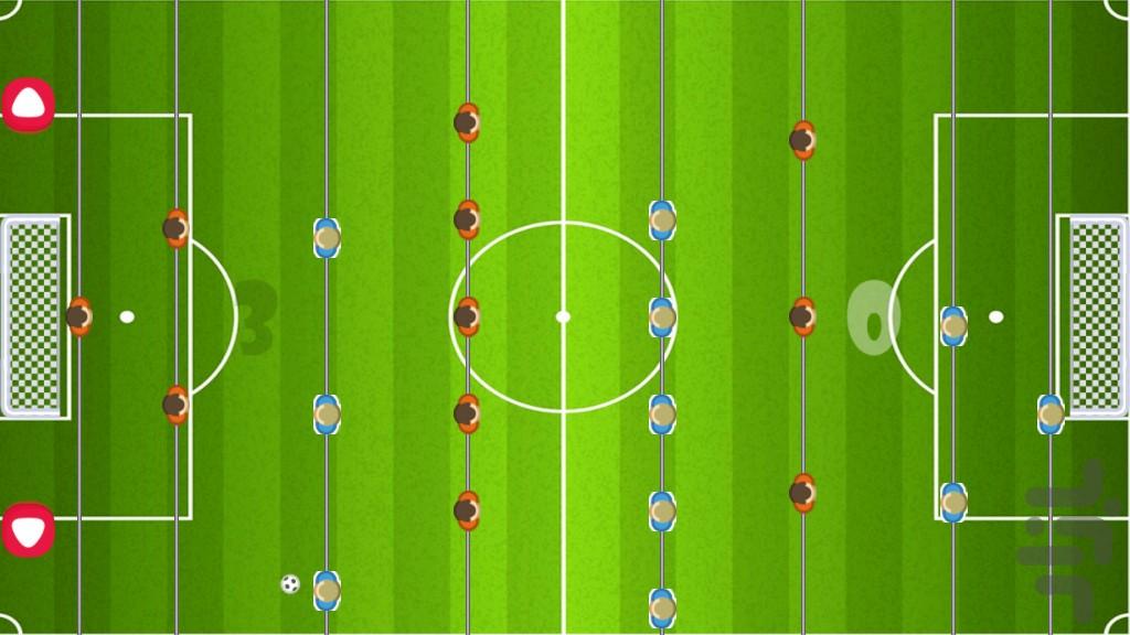 بازی فوتبال دستی - Gameplay image of android game