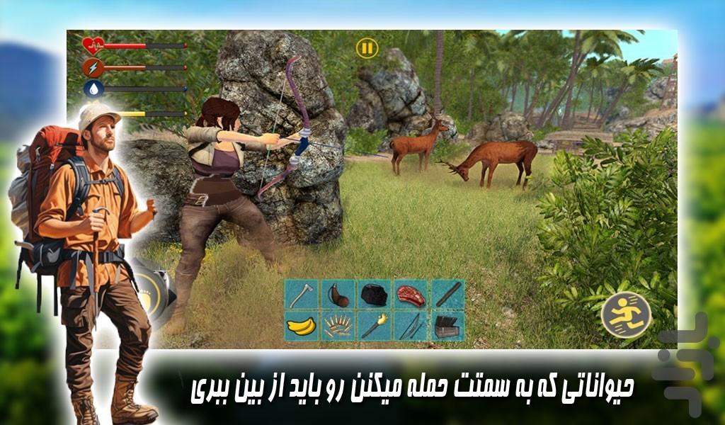 بازی  مرحله ای نجات از جزیره | مرحله - Gameplay image of android game