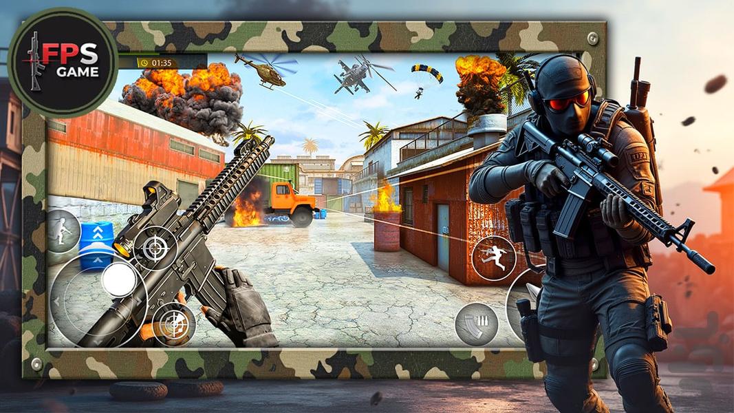 بازی تفنگ بازی شوتر - Gameplay image of android game
