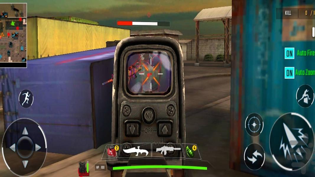 بازی تفنگی نیروی زمینی - Gameplay image of android game