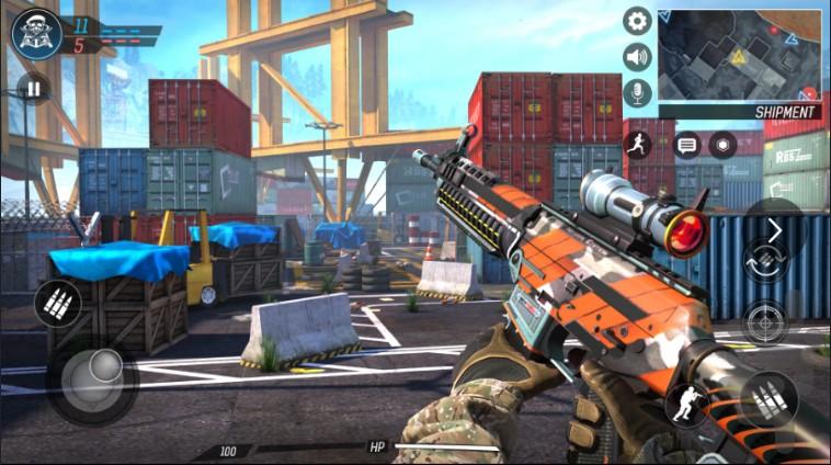 بازی تفنگی نیروی زمینی - Gameplay image of android game