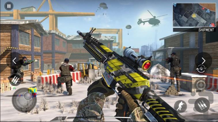 بازی تفنگی نیروی زمینی - Gameplay image of android game