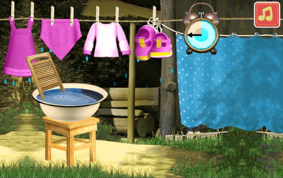 ماشا و خونه داری - عکس بازی موبایلی اندروید