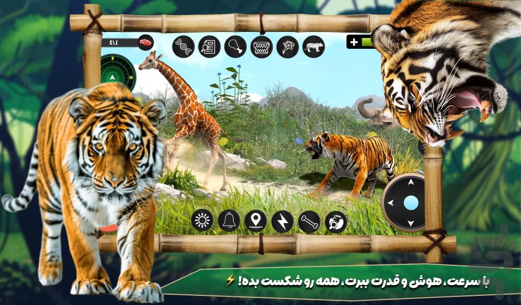 بازی ببر شکارچی - Gameplay image of android game