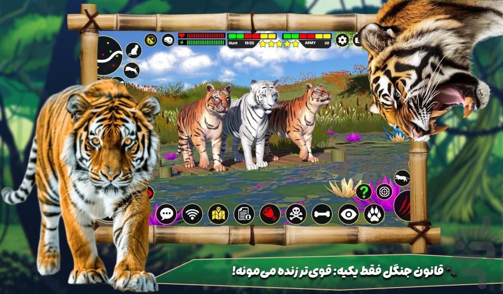 بازی ببر شکارچی - Gameplay image of android game