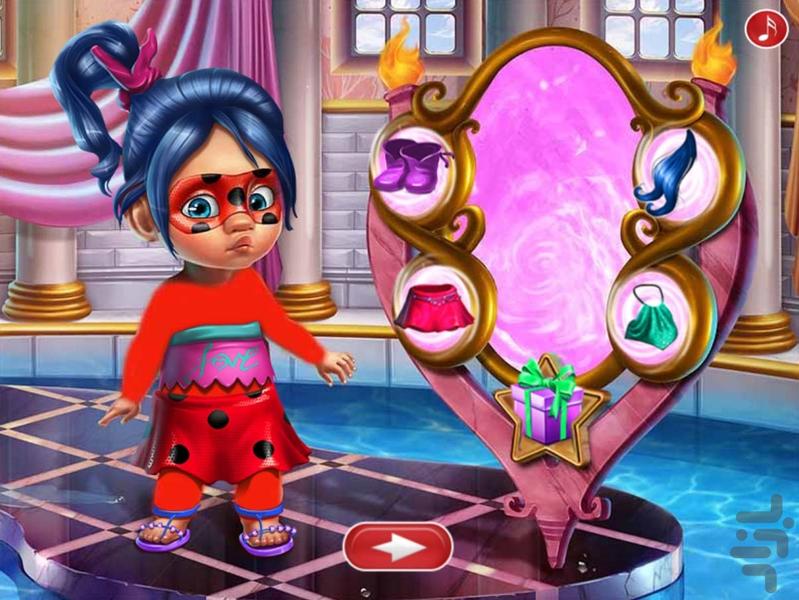 مراقبت از دختر کفشدوزکی - عکس بازی موبایلی اندروید