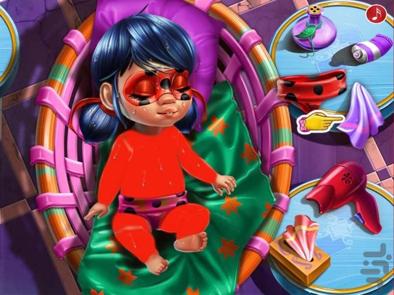 مراقبت از دختر کفشدوزکی - عکس بازی موبایلی اندروید