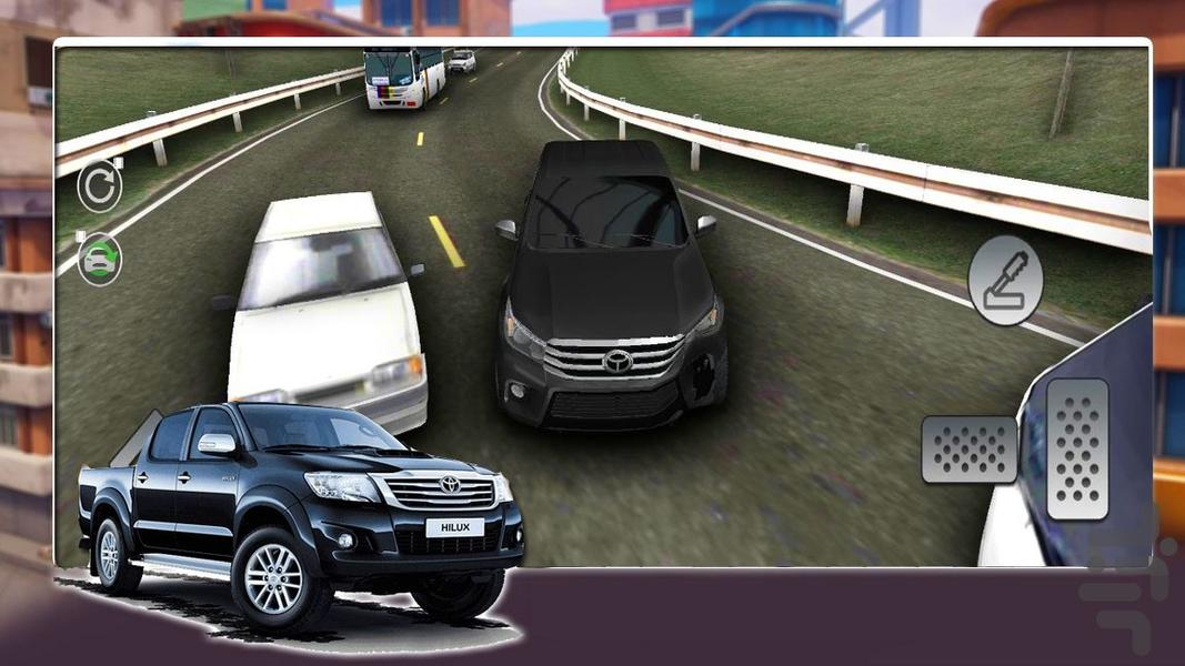 بازی ماشین خارجی | هایلوکس اسپرت - Gameplay image of android game