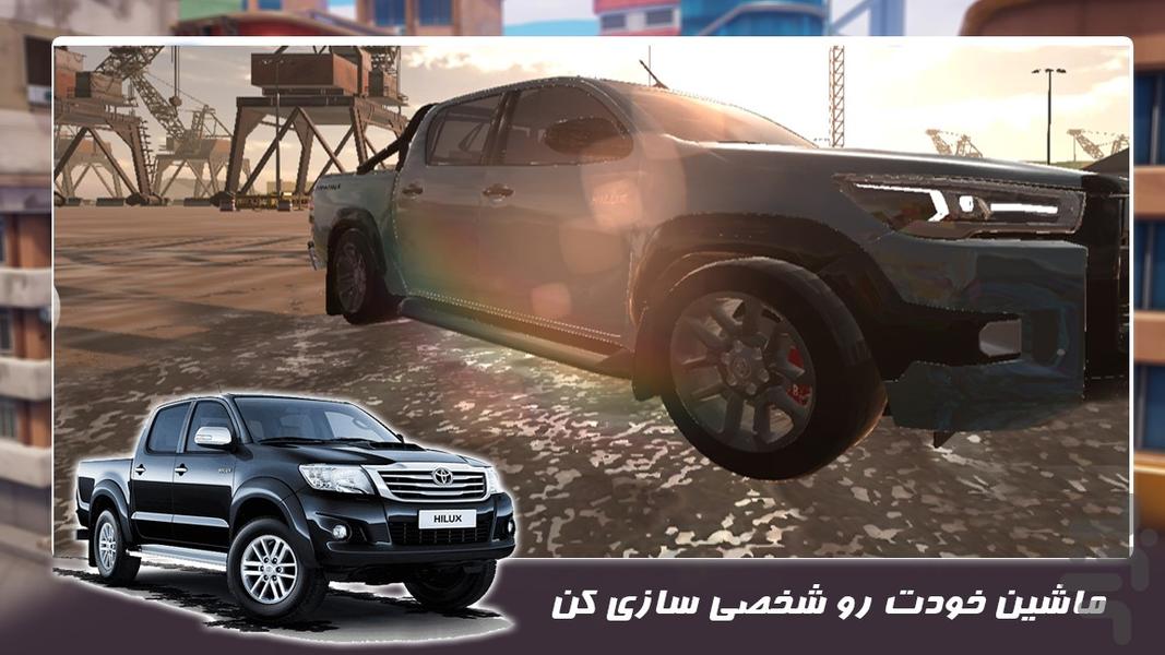 بازی ماشین خارجی | هایلوکس اسپرت - عکس بازی موبایلی اندروید