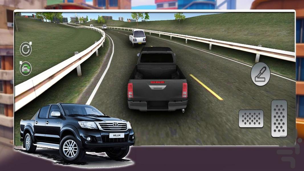 بازی ماشین خارجی | هایلوکس اسپرت - Gameplay image of android game