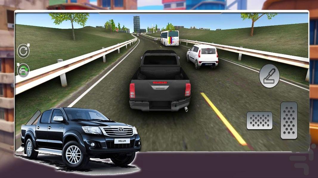 بازی ماشین خارجی | هایلوکس اسپرت - Gameplay image of android game