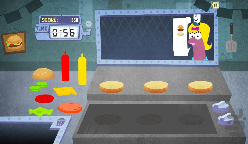 رستوران باب اسفنجی - عکس بازی موبایلی اندروید