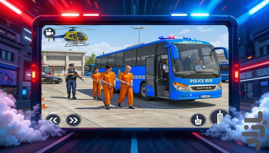 بازی پلیسی اتوبوس - Gameplay image of android game