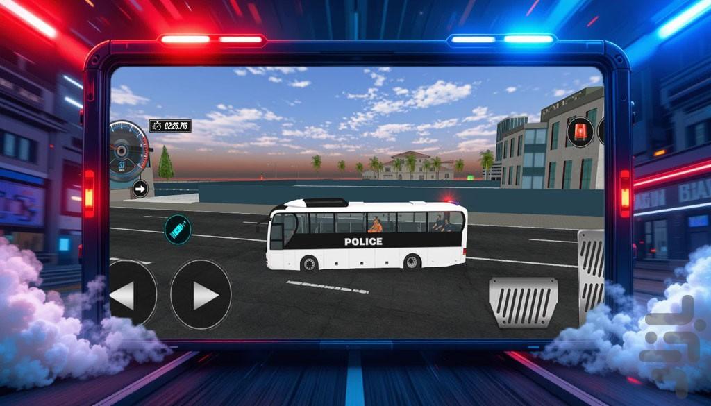 بازی پلیسی اتوبوس - عکس بازی موبایلی اندروید