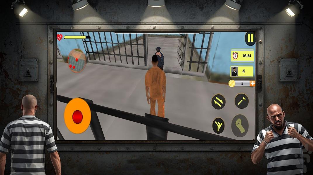 بازی فرار از زندان - Gameplay image of android game