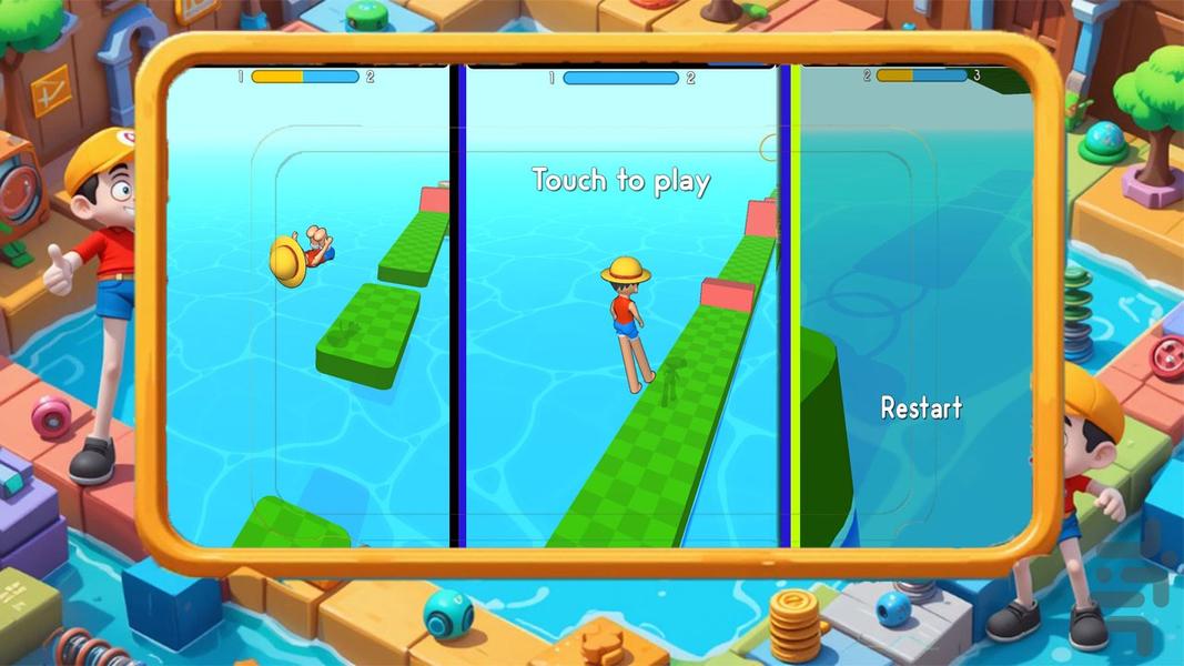 بازی بابا لنگ دراز - Gameplay image of android game