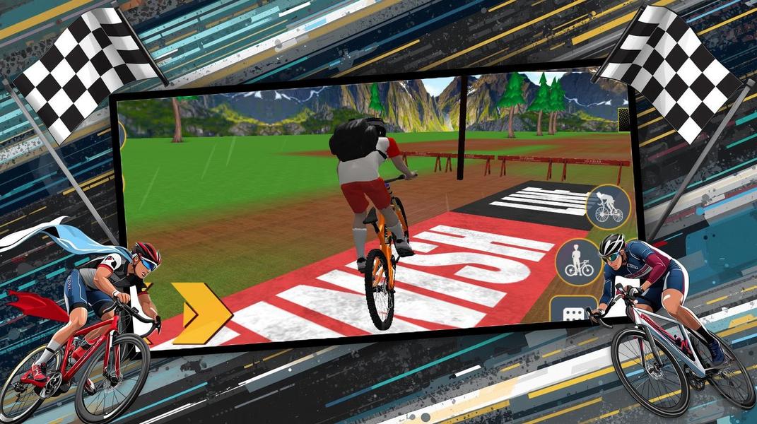 بازی دوچرخه سواری - Gameplay image of android game