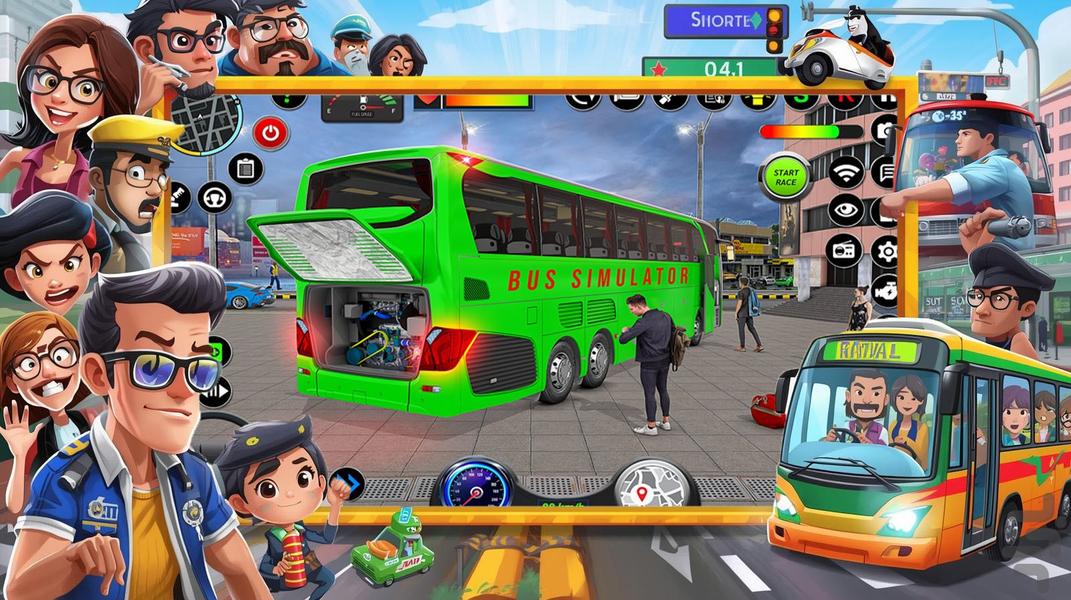 بازی اتوبوسی - عکس بازی موبایلی اندروید