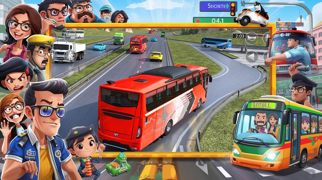 بازی اتوبوسی - Gameplay image of android game