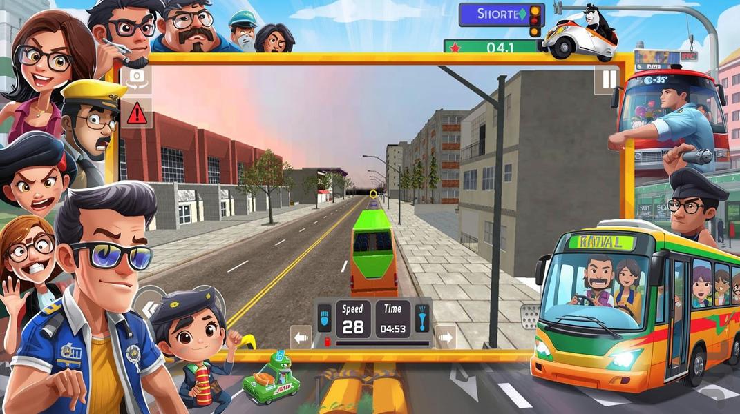 بازی اتوبوسی - عکس بازی موبایلی اندروید