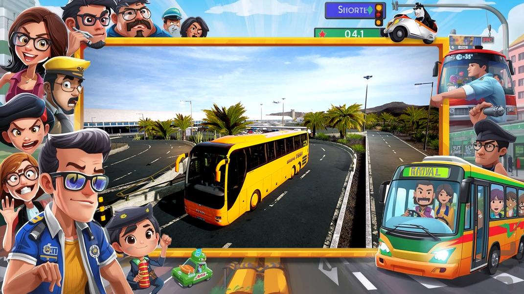 بازی اتوبوسی - Gameplay image of android game