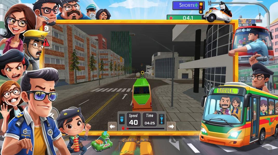 بازی اتوبوسی - عکس بازی موبایلی اندروید