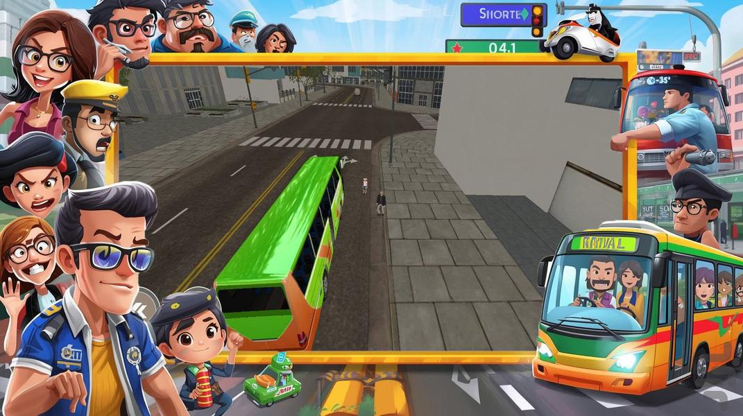 بازی اتوبوسی - عکس بازی موبایلی اندروید