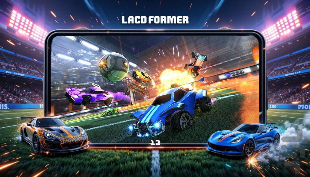 بازی ماشینی فوتبالی - Gameplay image of android game