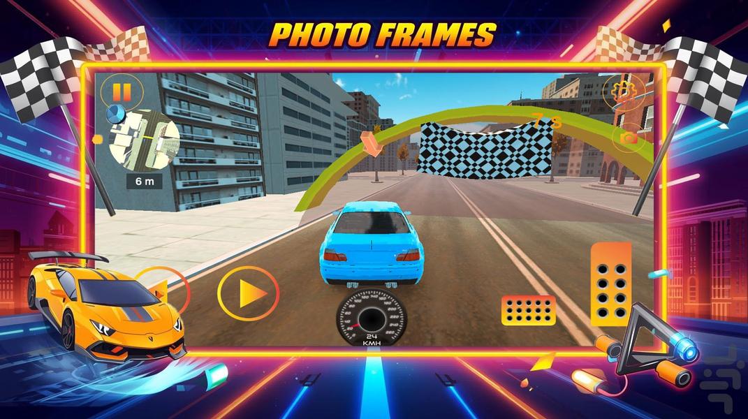 بازی ماشینی سرعتی - Gameplay image of android game