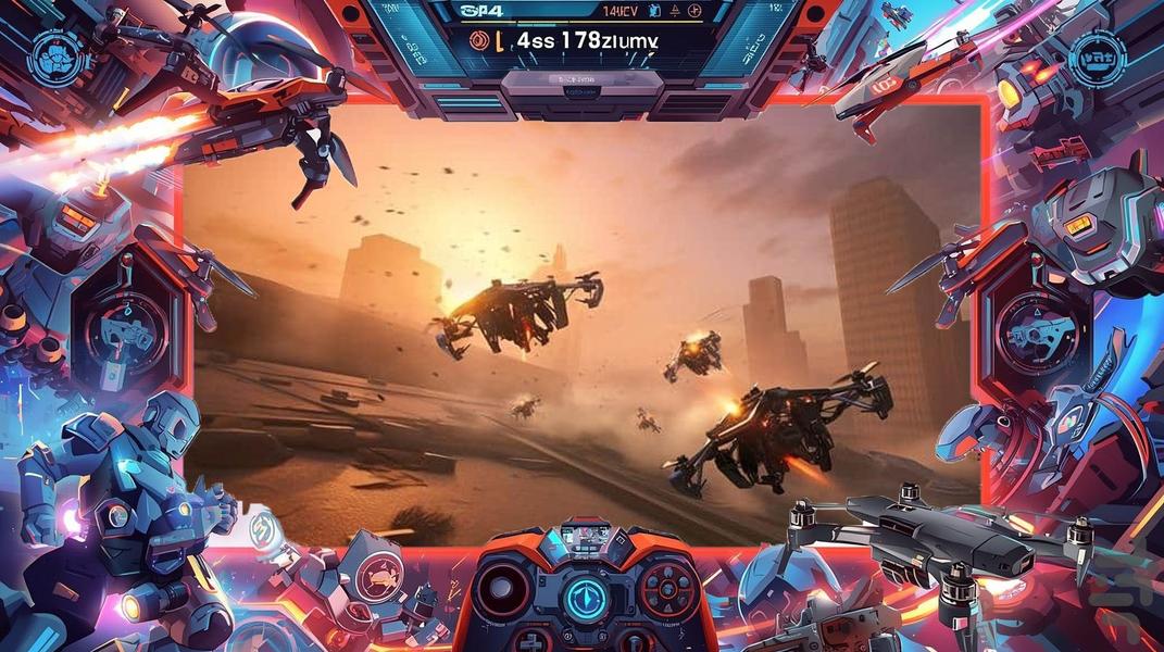 بازی پهباد جنگی - عکس بازی موبایلی اندروید