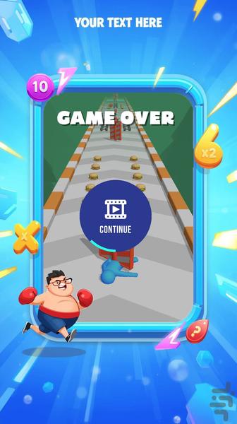 بازی اقای چاق - Gameplay image of android game