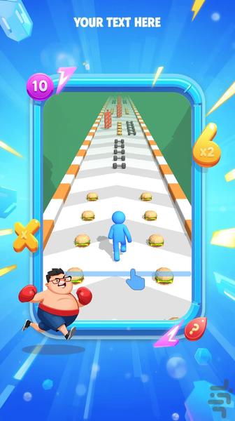 بازی اقای چاق - Gameplay image of android game
