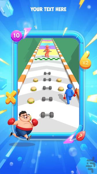 بازی اقای چاق - Gameplay image of android game