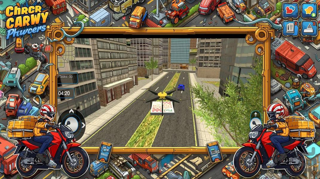 بازی پیک موتوری - Gameplay image of android game