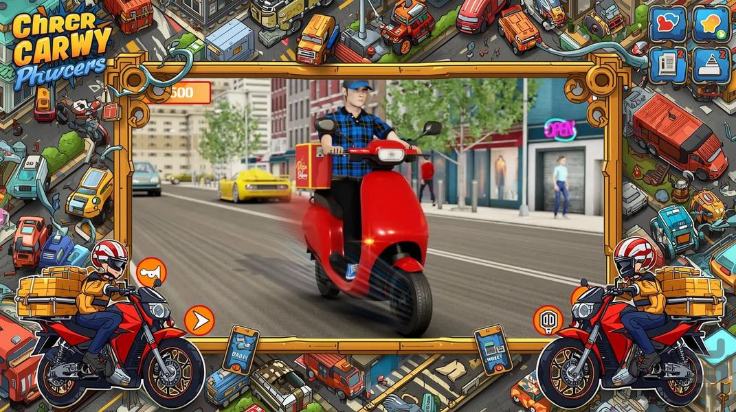 بازی پیک موتوری - Gameplay image of android game