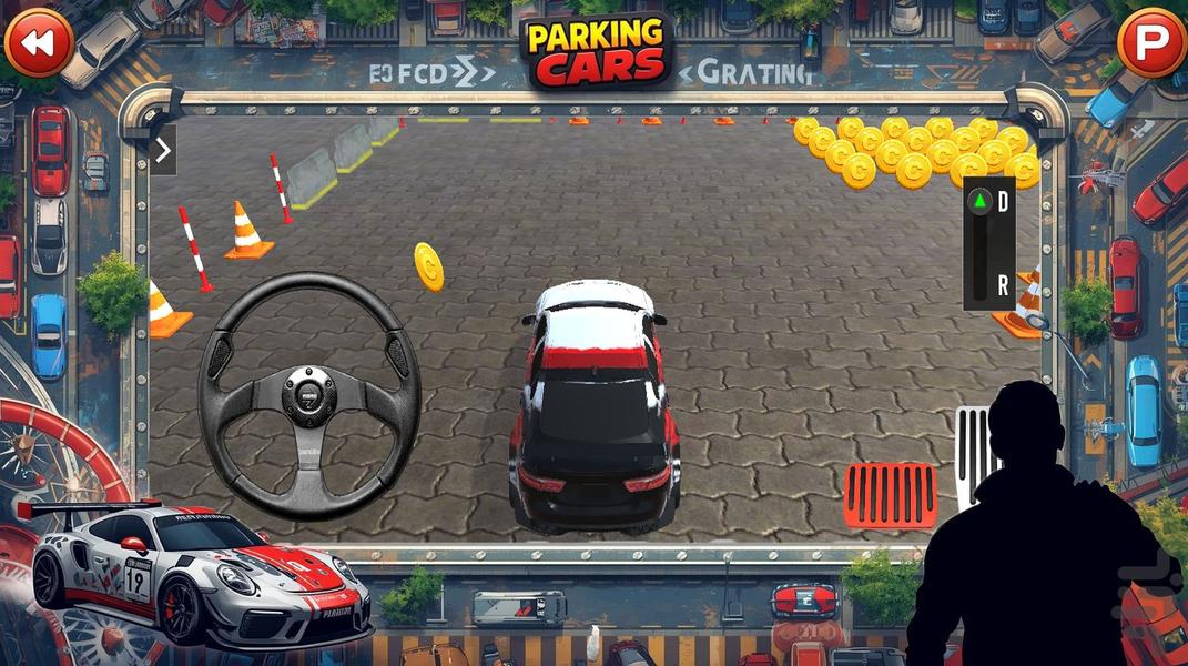 بازی پارک ماشین - Gameplay image of android game