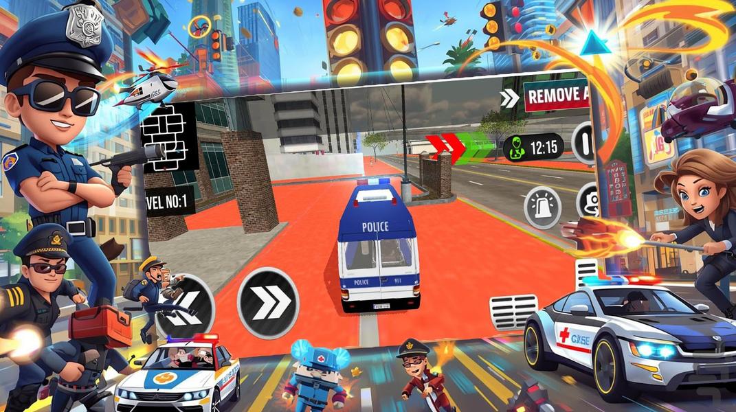 بازی پلیسی امبولانس - عکس بازی موبایلی اندروید