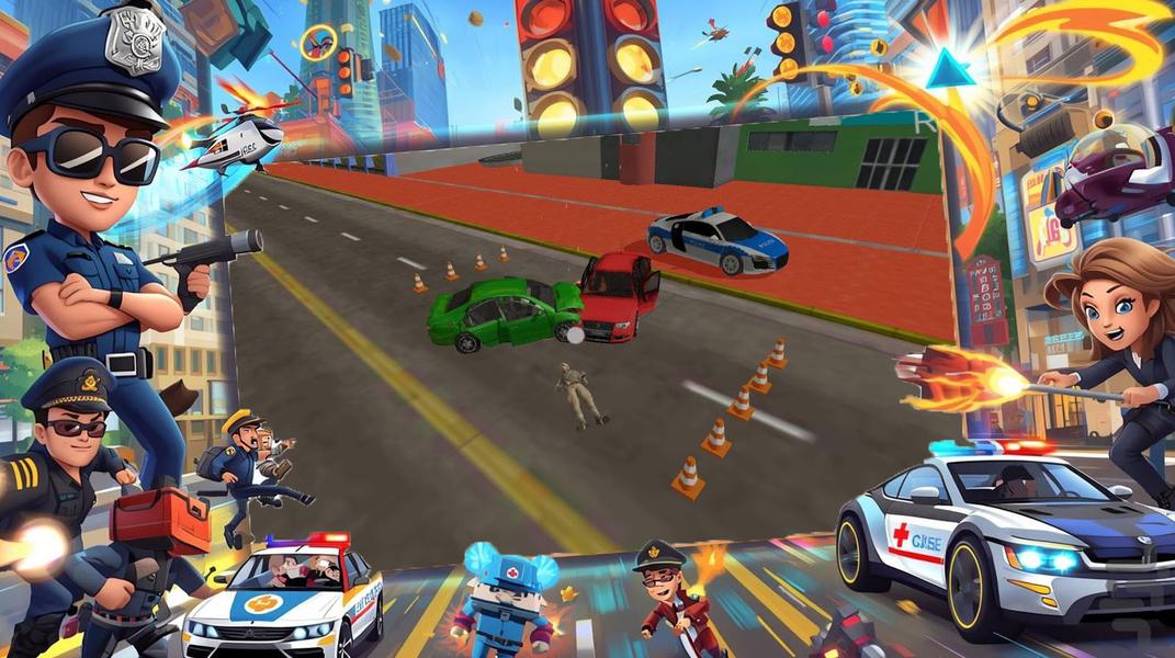 بازی پلیسی امبولانس - عکس بازی موبایلی اندروید