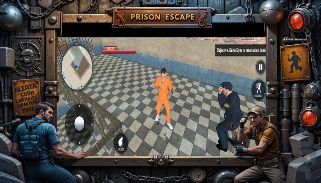 بازی فرار از زندان - Gameplay image of android game