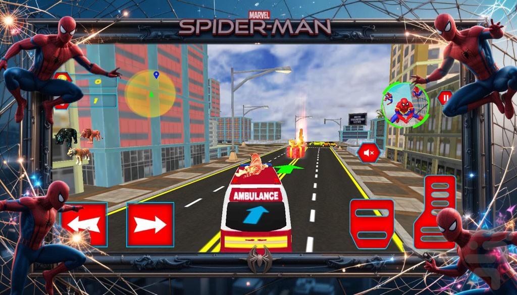 بازی مرد عنکبوتی - عکس بازی موبایلی اندروید