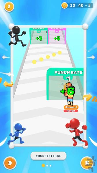 بازی مشت زنی - Gameplay image of android game